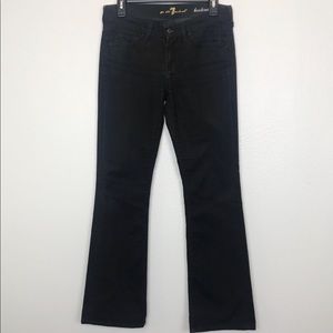 7FAMK Black Boot Cut Jeans